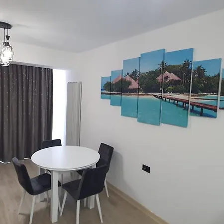 Infinity Aqua Blue Roof Pool & - Private Parking Apartment Navodari