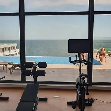 Apartment Infinity Aqua Blue Roof Pool & - Private Parking Navodari