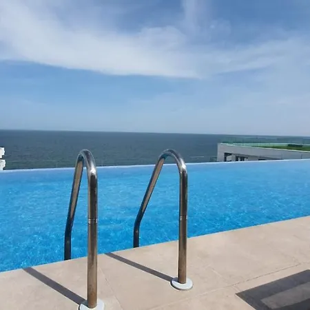 Infinity Aqua Blue Roof Pool & - Private Parking Apartment