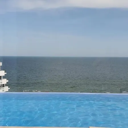 Apartment Infinity Aqua Blue Roof Pool & - Private Parking Navodari